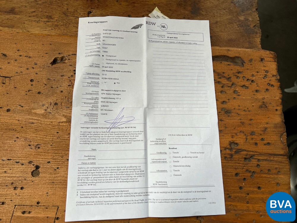 Volkswagen Golf 7 1.0 TSI Comfortline 110pk 2018, G-673-SR