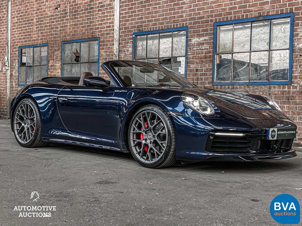 Porsche 911 4s Cabriolet 992 SportChrono 3.0 450pk SportDesign 2019, H-643-ZL