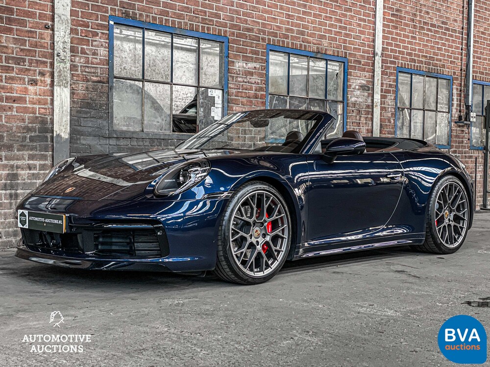 Porsche 911 4s Cabriolet 992 SportChrono 3.0 450pk SportDesign 2019, H-643-ZL