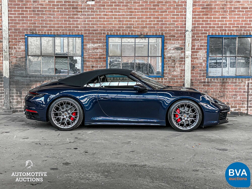 Porsche 911 4s Cabriolet 992 SportChrono 3.0 450pk SportDesign 2019, H-643-ZL