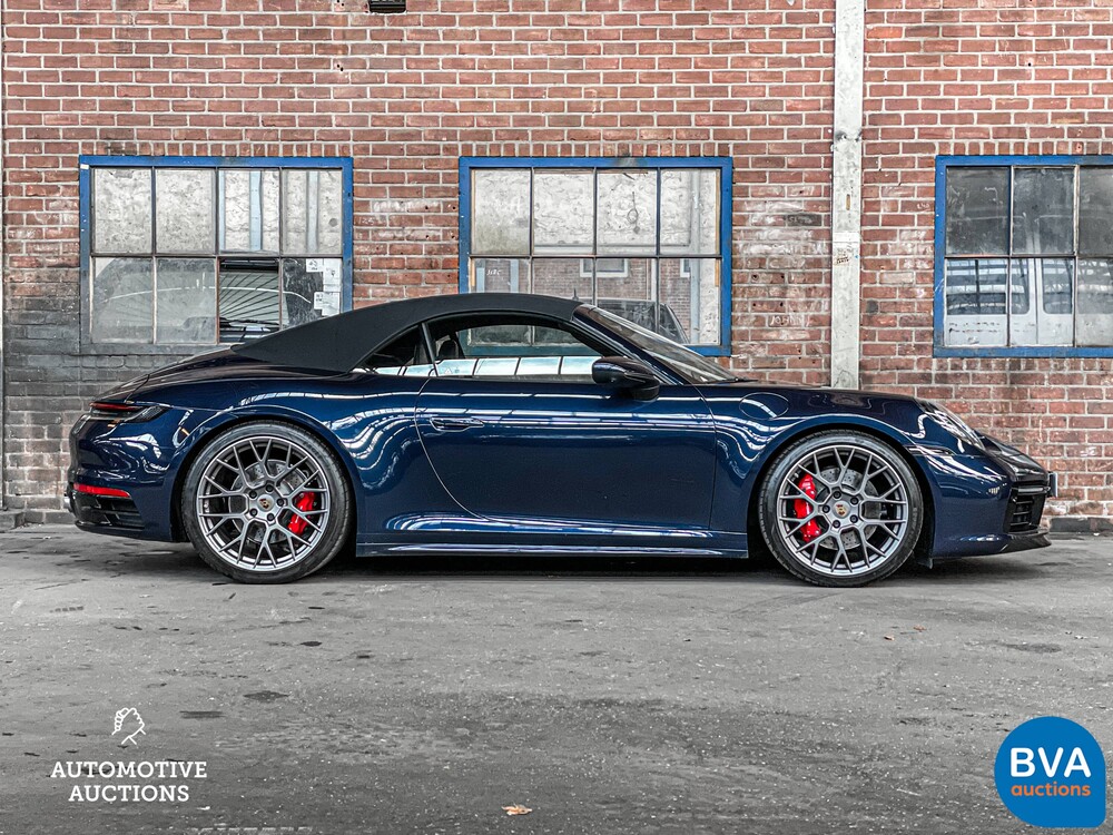 Porsche 911 4s Cabriolet 992 SportChrono 3.0 450pk SportDesign 2019, H-643-ZL
