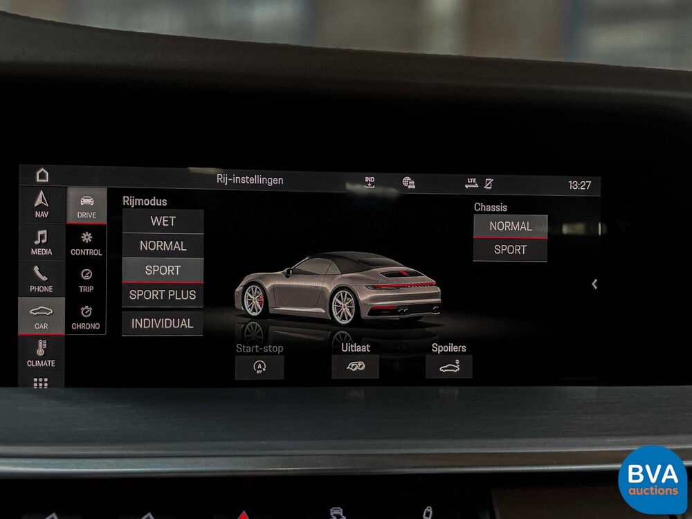 Porsche 911 4s Cabriolet 992 SportChrono 3.0 450pk SportDesign 2019, H-643-ZL