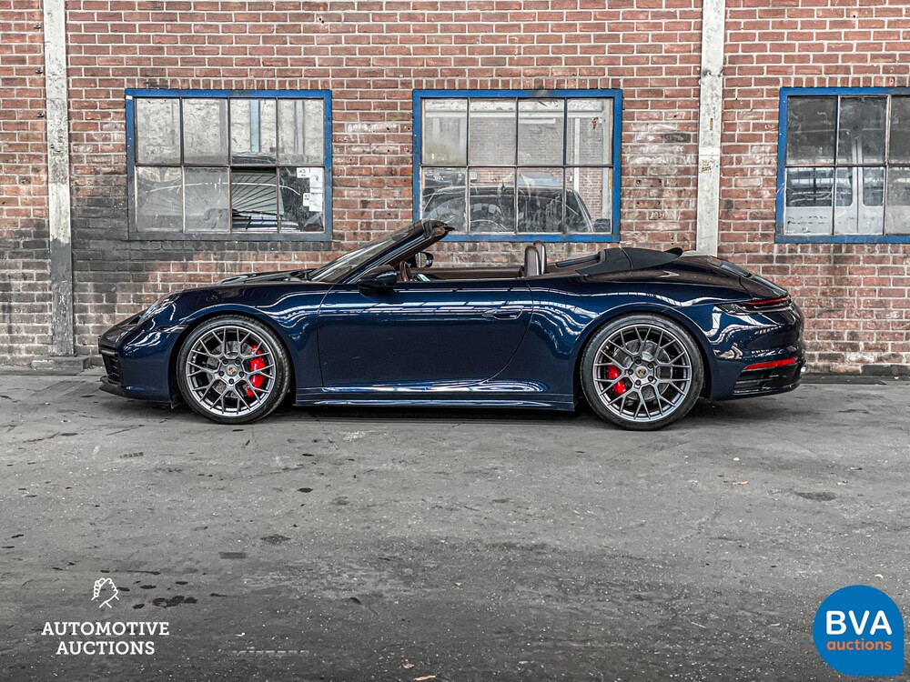 Porsche 911 4s Cabriolet 992 SportChrono 3.0 450pk SportDesign 2019, H-643-ZL