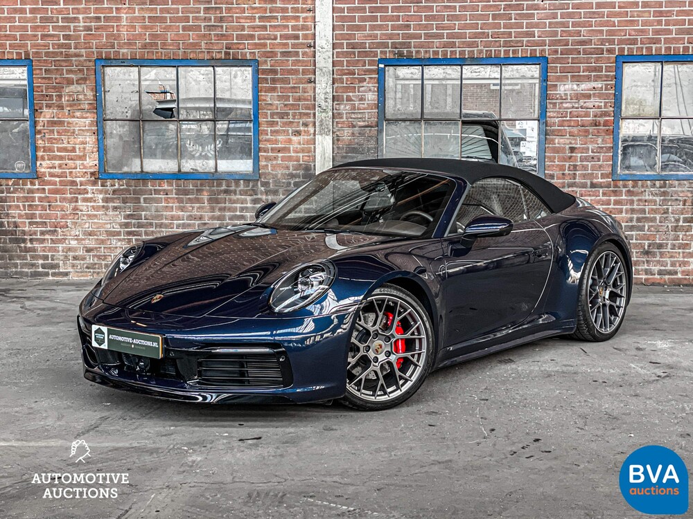 Porsche 911 4s Cabriolet 992 SportChrono 3.0 450pk SportDesign 2019, H-643-ZL