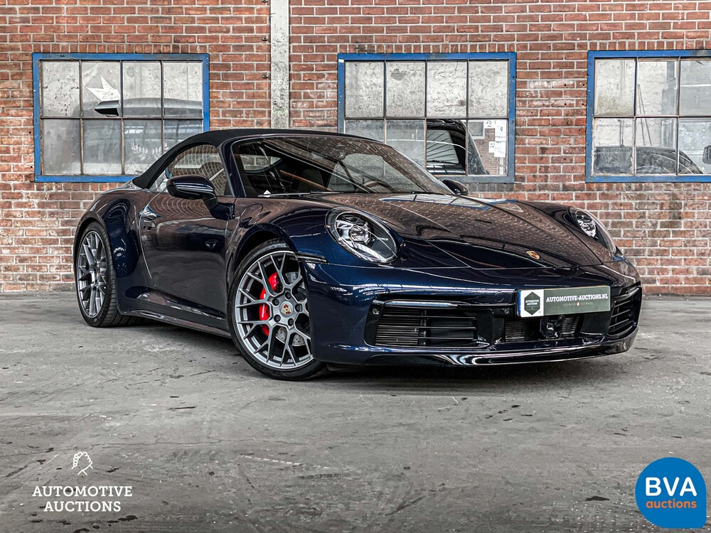 Porsche 911 4s Cabriolet 992 SportChrono 3.0 450pk SportDesign 2019, H-643-ZL
