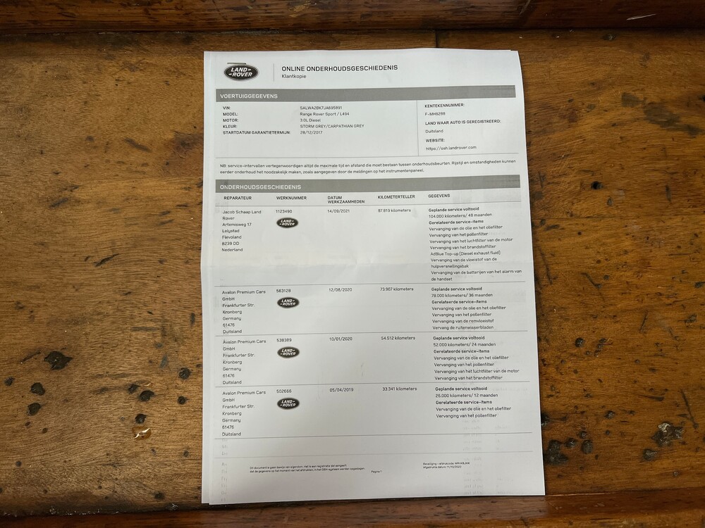 Land Rover Range Rover Sport 3.0 TDV6 HSE Dynamic 258pk 2018, K-823-VG