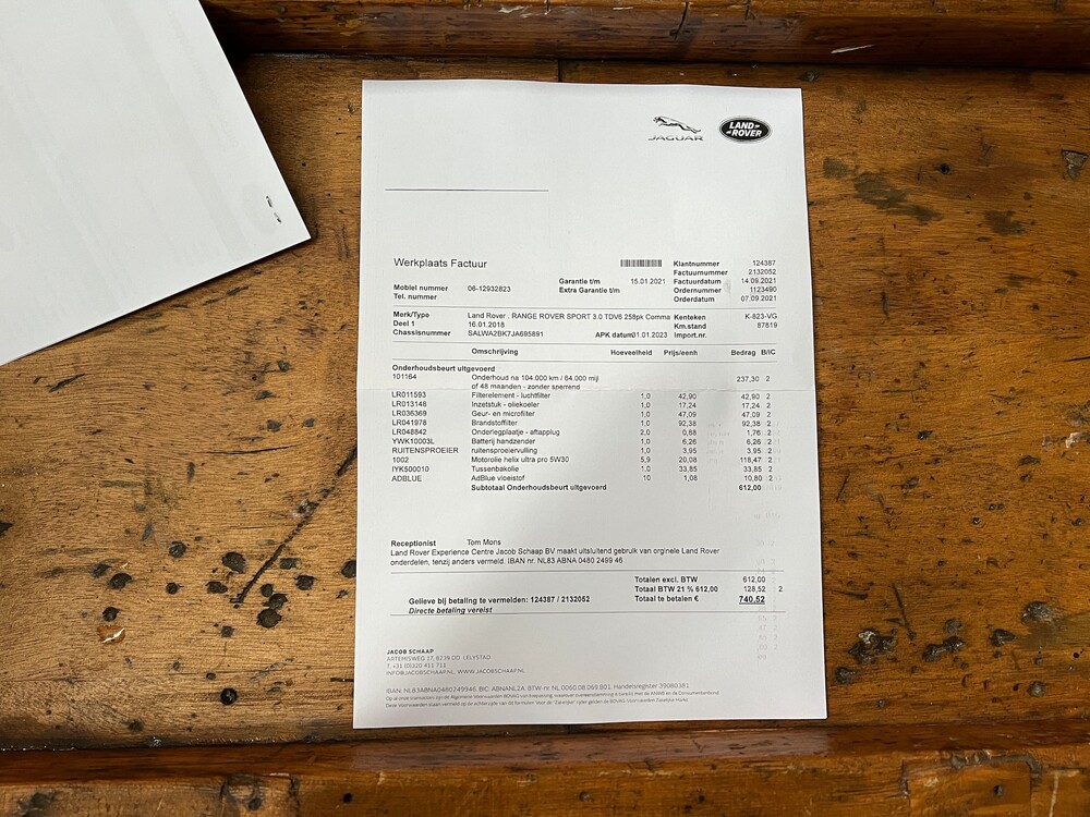 Land Rover Range Rover Sport 3.0 TDV6 HSE Dynamic 258pk 2018, K-823-VG
