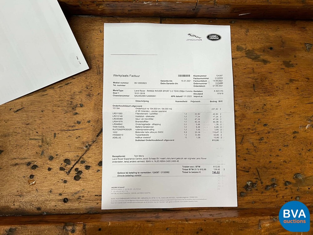 Land Rover Range Rover Sport 3.0 TDV6 HSE Dynamic 258pk 2018, K-823-VG