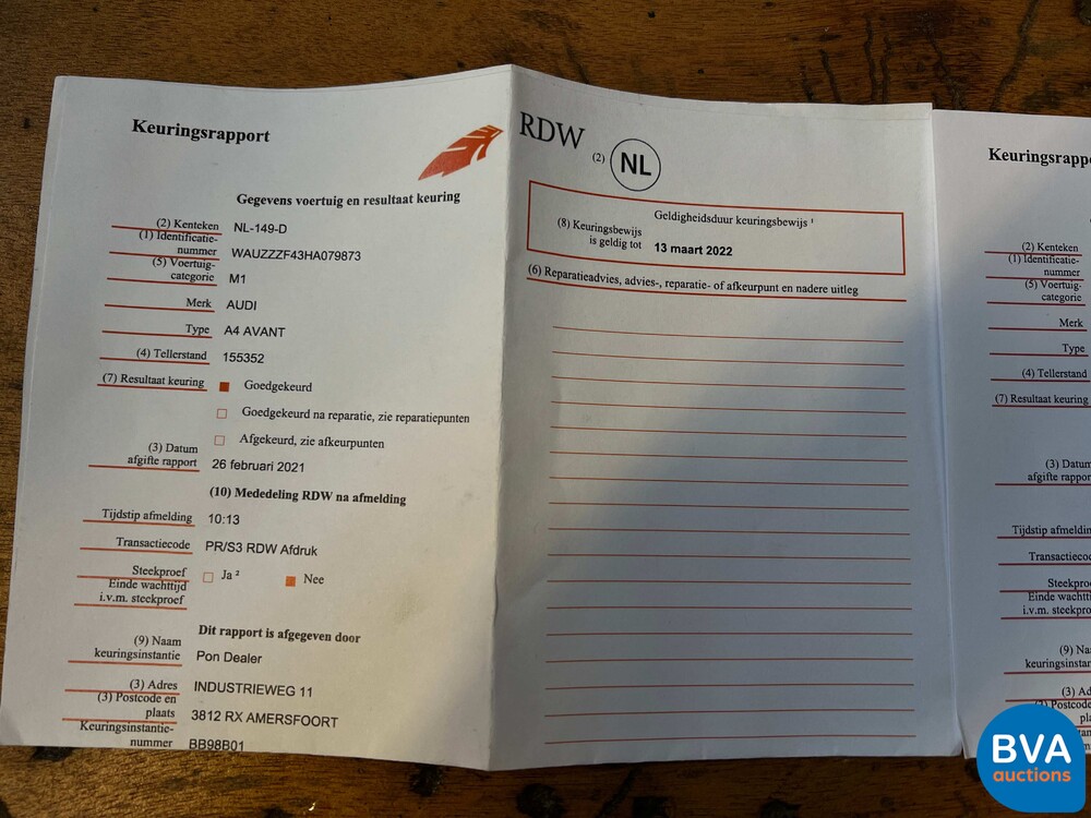 Audi A4 Avant 2.0 TDI S-Line 150pk 2017 -Org. NL-, NL-149-D