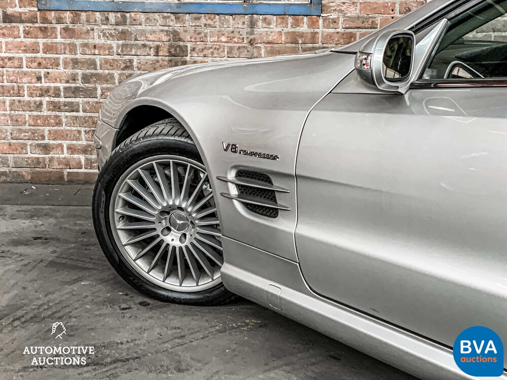 Mercedes-Benz SL55 AMG 5.5 V8 476pk 2002 SL-Klasse Cabriolet -Youngtimer-.