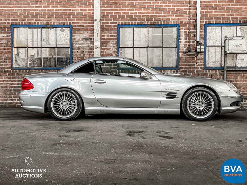 Mercedes-Benz SL55 AMG 5.5 V8 476pk 2002 SL-Klasse Cabriolet -Youngtimer-.