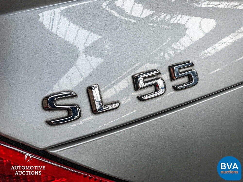 Mercedes-Benz SL55 AMG 5.5 V8 476pk 2002 SL-Klasse Cabriolet -Youngtimer-.