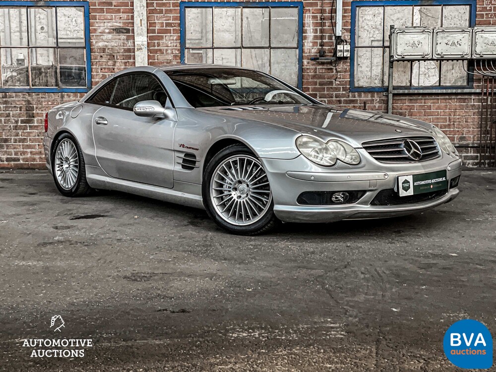 Mercedes-Benz SL55 AMG 5.5 V8 476pk 2002 SL-Klasse Cabriolet -Youngtimer-.