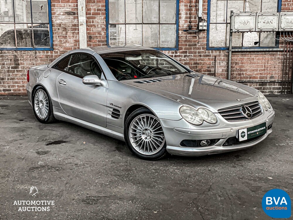Mercedes-Benz SL55 AMG 5.5 V8 476pk 2002 SL-Klasse Cabriolet -Youngtimer-.