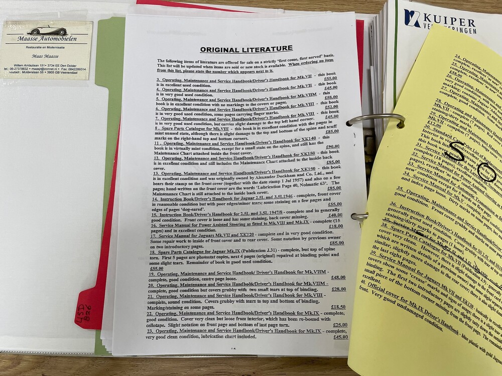 Jaguar Mark V DHC 170 PS 1951, AM-72-75.