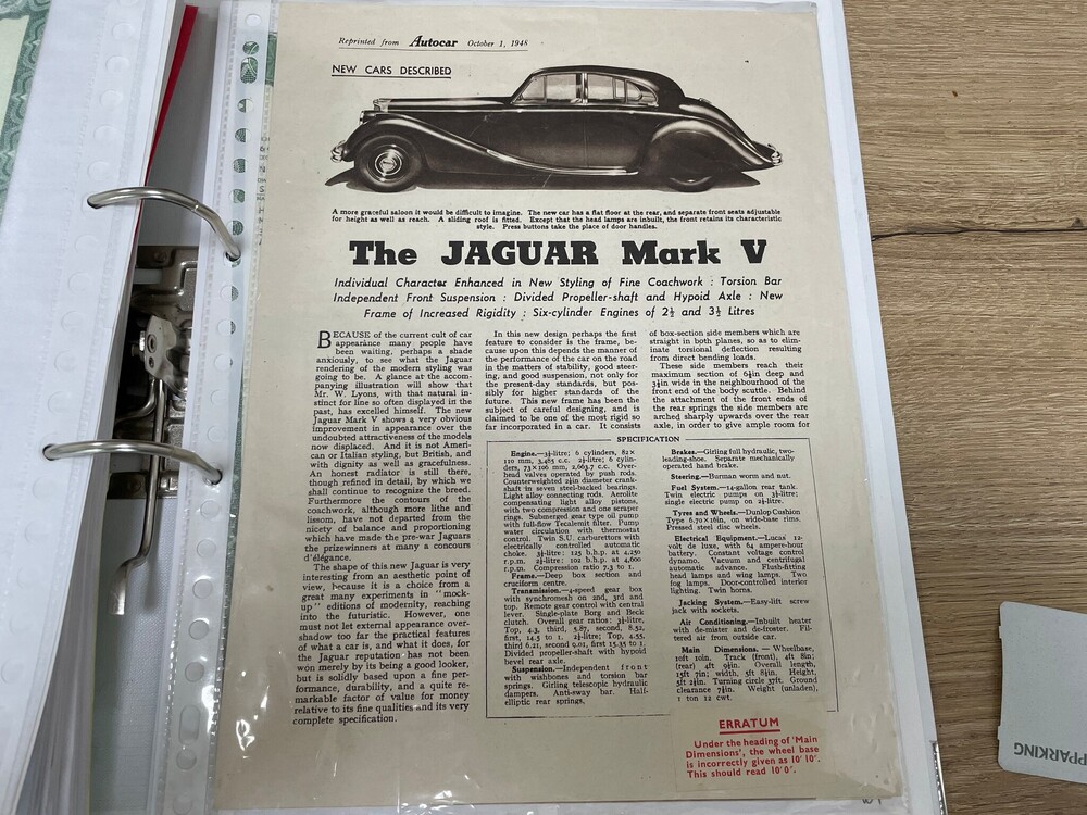 Jaguar Mark V DHC 170 PS 1951, AM-72-75.