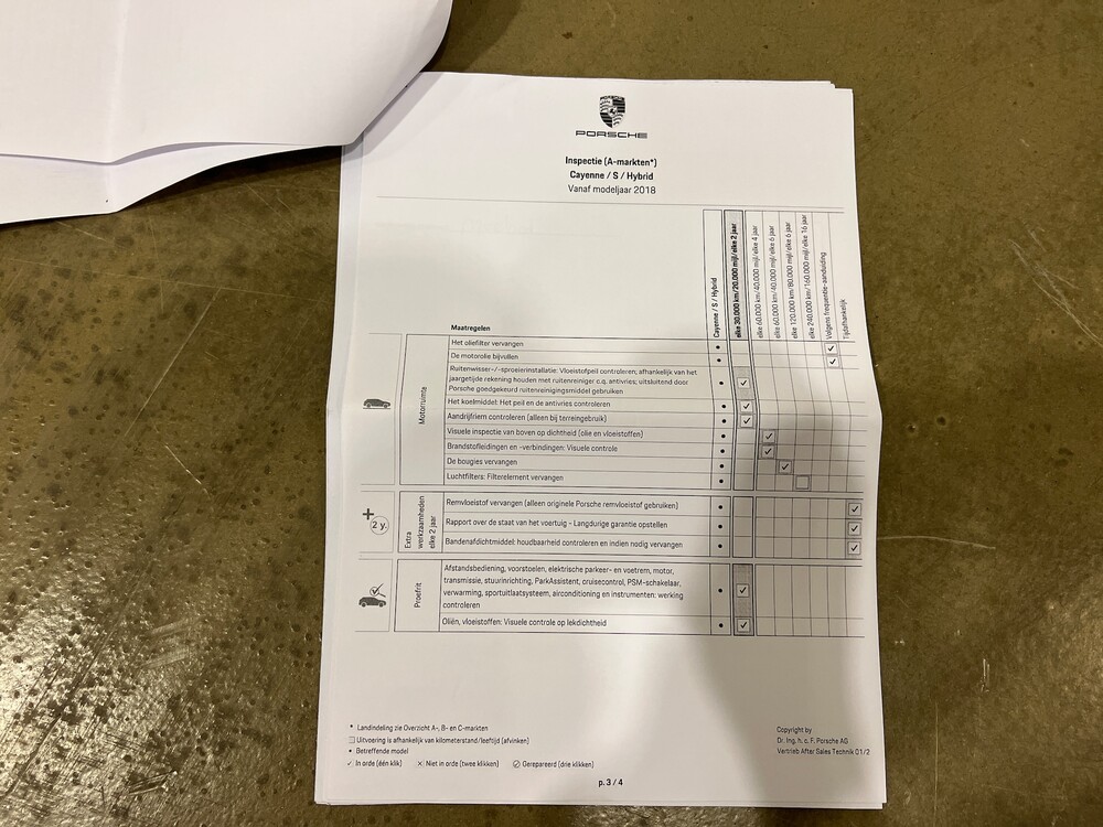 Porsche Cayenne E-Hybrid 3.0 V6 -NW MODELL- 462PS 2018 SportChrono -Org. NL-, TL-795-R.