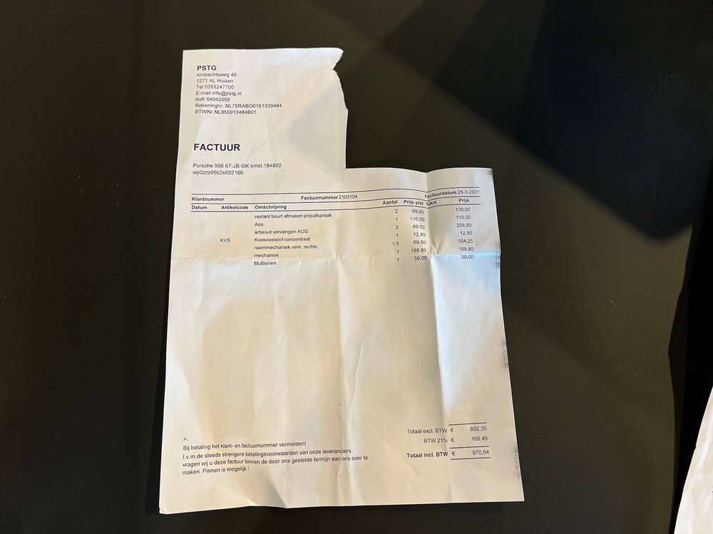 Porsche 911 3.6 Carrera 996 Coupé MK2 320 PS 2002 GT3 -MANUAL-ORG-NL, 67-JB-GK.