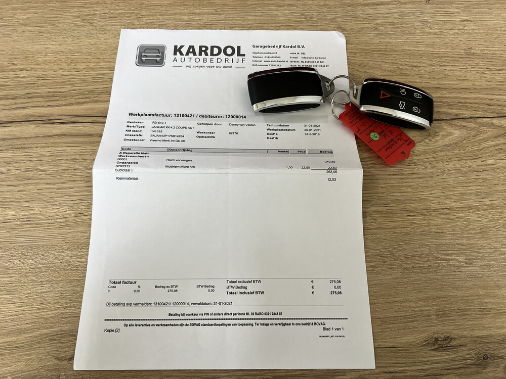 Jaguar XK4.2 V8 Coupé 298 PS 2007, RD-510-T.