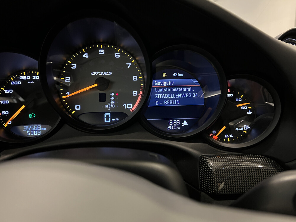 Porsche 911 GT3 RS 4.0 SportChrono 500pk 2017, R-620-LH