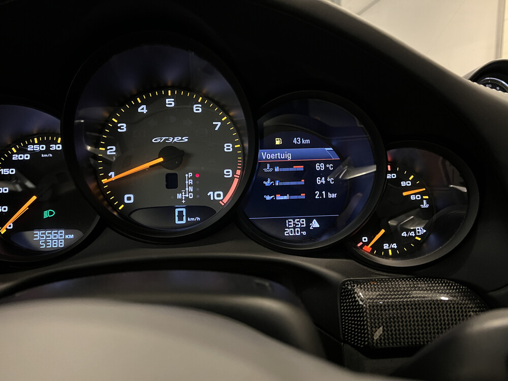 Porsche 911 GT3 RS 4.0 SportChrono 500pk 2017, R-620-LH
