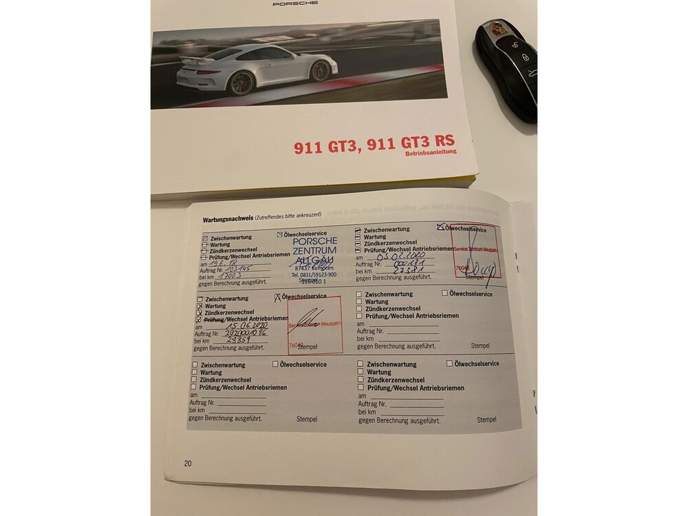 Porsche 911 GT3 RS 4.0 SportChrono 500pk 2017, R-620-LH