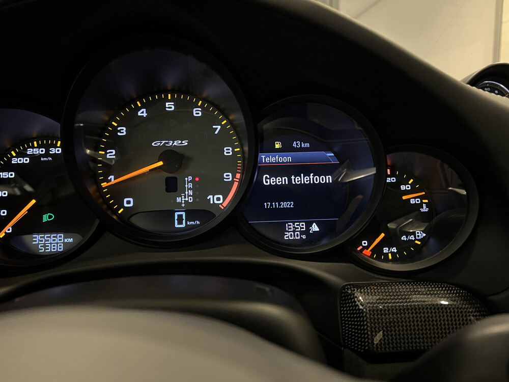 Porsche 911 GT3 RS 4.0 SportChrono 500pk 2017, R-620-LH