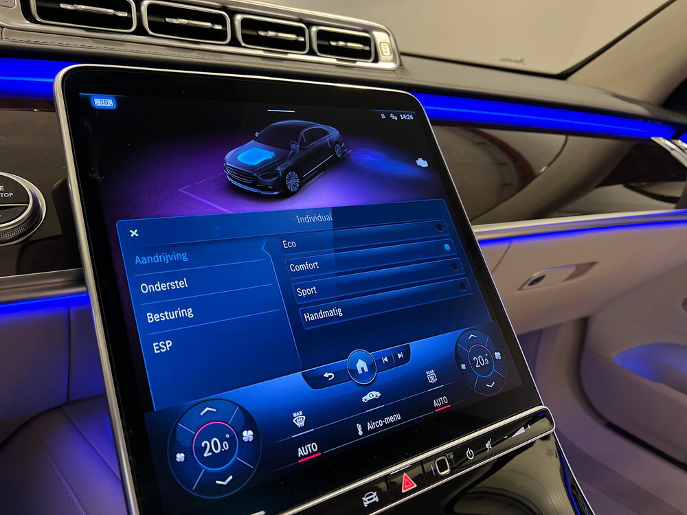 Mercedes-Benz S450 Hybrid Long AMG Line 4Matic 367hp 2021 -Org. NL- Manufacturer's Warranty, L-922-GR