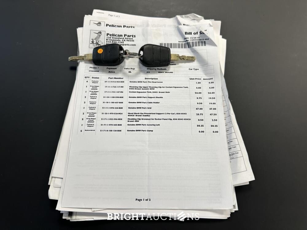 BMW 840Ci 4.4 V8 8-Serie 275PK 1997