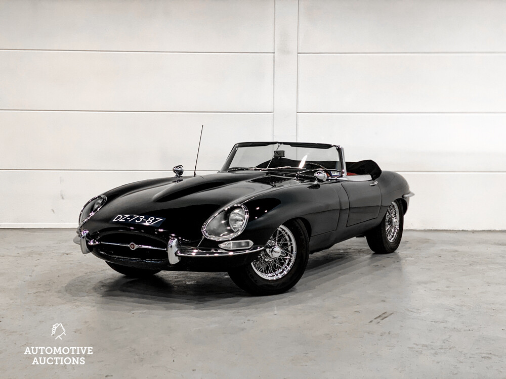 Jaguar E-Type Series 1 OTS 4.2 Zes-in-Lijn Cabriolet 1967, DZ-73-87
