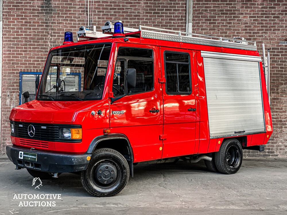 Mercedes-Benz 709D Fire Truck 93hp 1988, BX-12-LK.