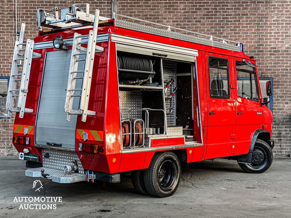 Mercedes-Benz 709D Fire Truck 93hp 1988, BX-12-LK.