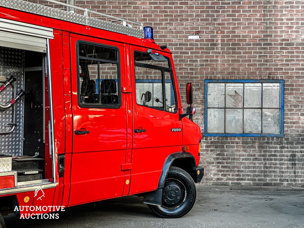 Mercedes-Benz 709D Fire Truck 93hp 1988, BX-12-LK.