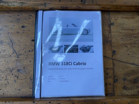 BMW 318Ci Executive 3 Series Convertible 143hp 2003 -Org. NL-, 04-LJ-KP.