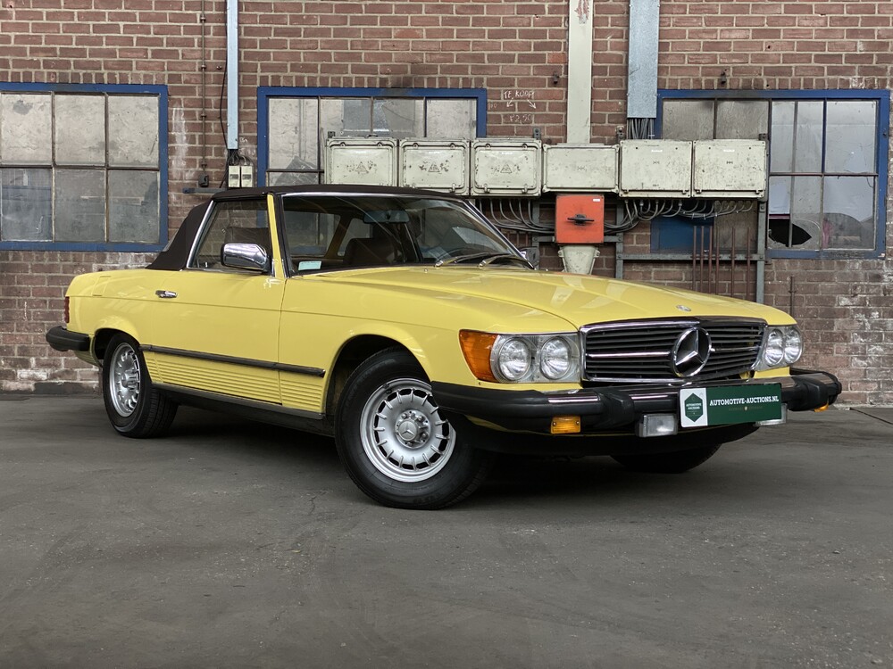 Mercedes-Benz SL380 V8 Convertible 204 HP 1982.