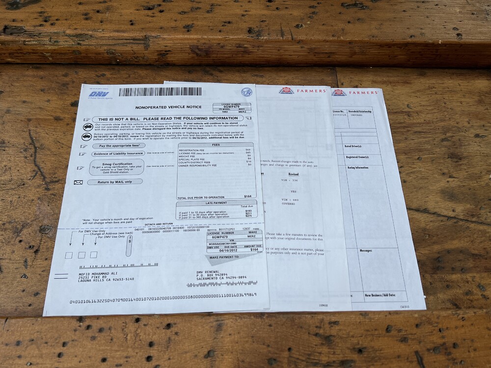 Mercedes-Benz SL380 V8 Convertible 204 HP 1982.