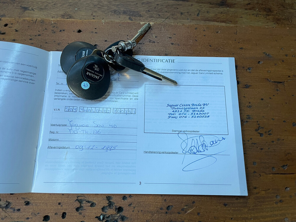 Jaguar Sovereign 4.0 X300 XJ6 241hp 1995 -Orig. NL-, NG-TH-86.