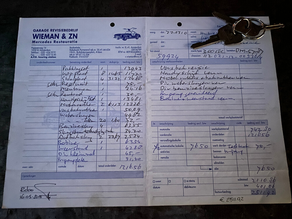 Mercedes-Benz 300 SE 200 PS S-Klasse 1964, DM-57-87.