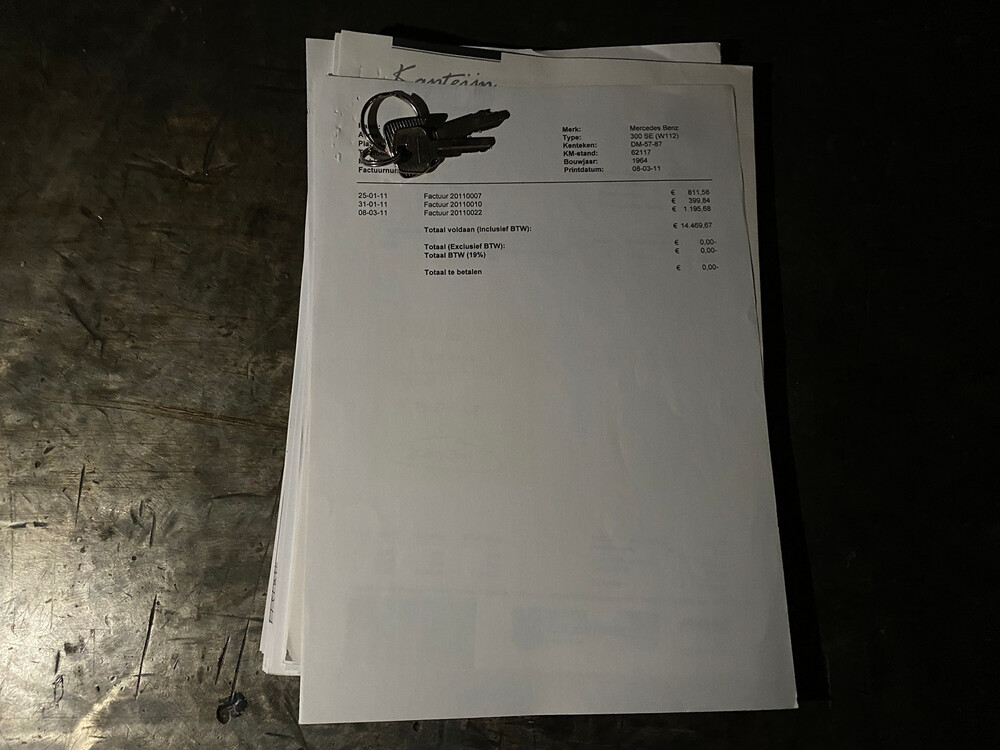 Mercedes-Benz 300 SE 200 PS S-Klasse 1964, DM-57-87.