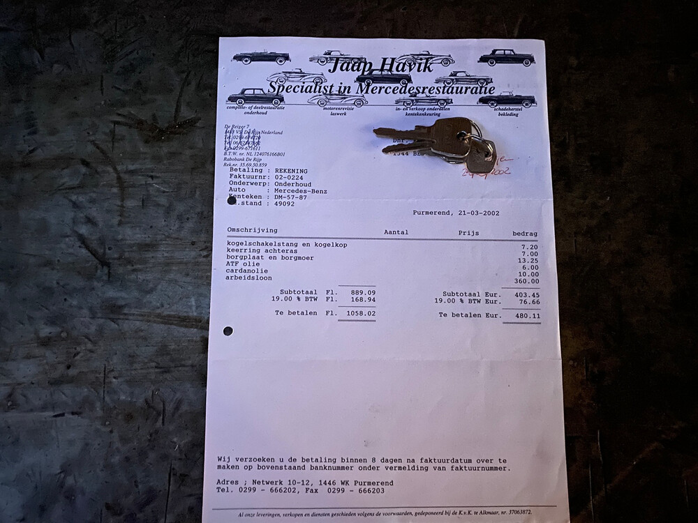 Mercedes-Benz 300 SE 200 PS S-Klasse 1964, DM-57-87.