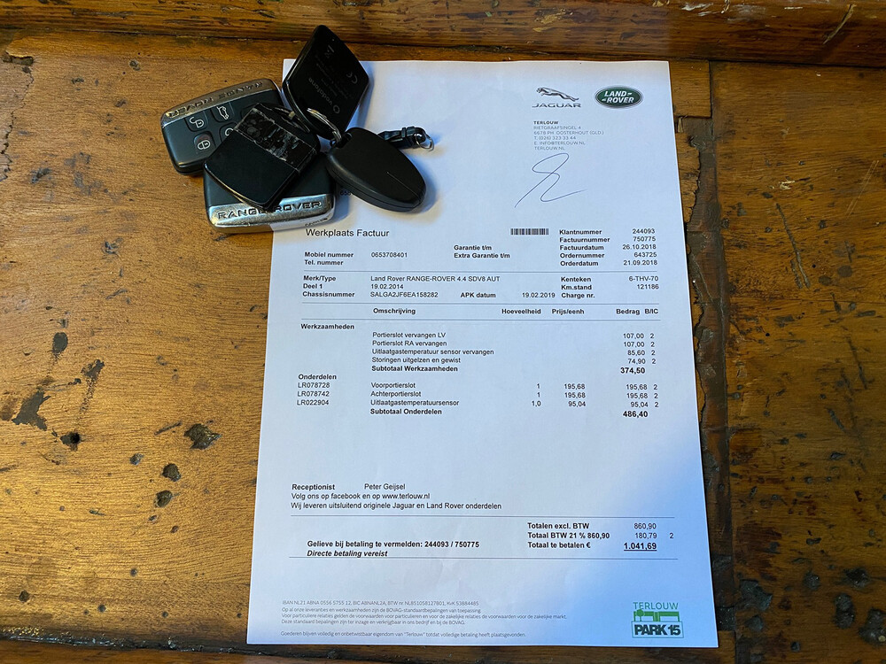 Land Rover Range Rover 4.4 SDV8 Autobiography 339pk 2014, 6-THV-70