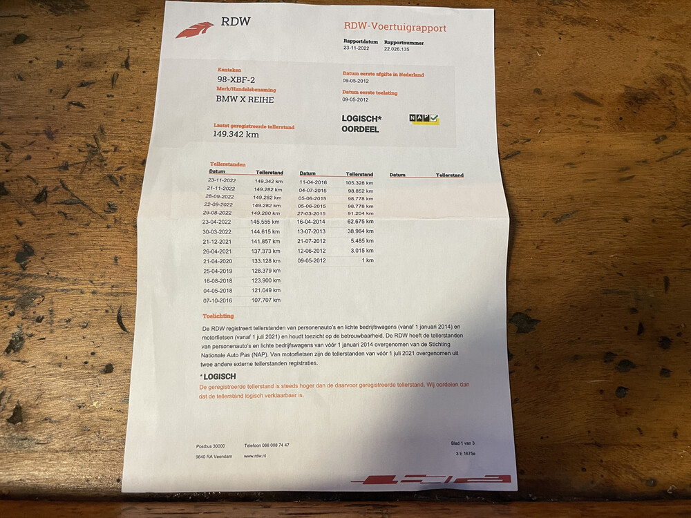 BMW X3 xDrive20i High Executive 184pk 2012 -Org. NL-, 98-XBF-2