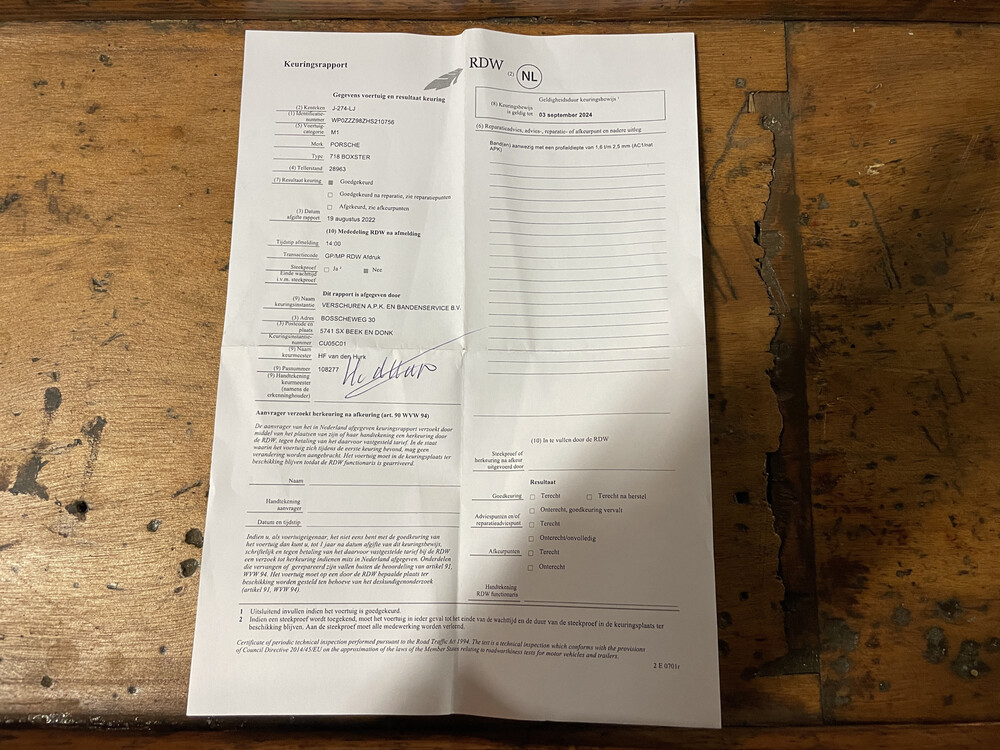 Porsche 718 Boxster 2.0  NIEUW-Model 299pk 2016, J-274-LJ