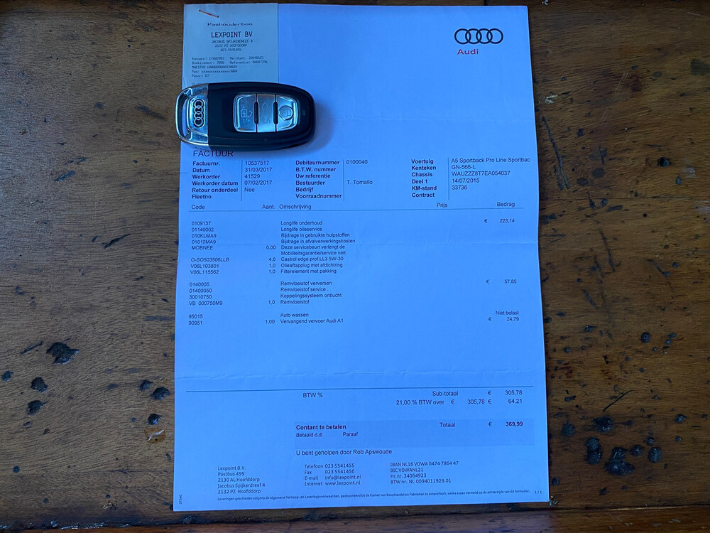 Audi A5 Sportback 2.0 TFSI Quattro Pro Line S 224pk 2014, GN-566-L