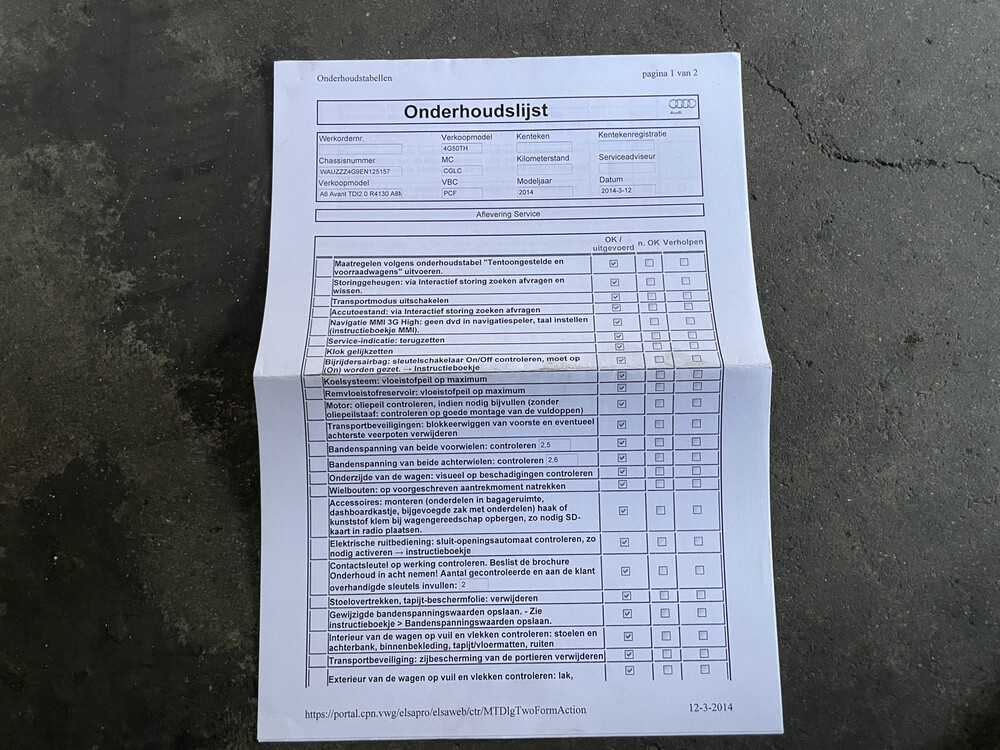 Audi A6 Avant 2.0 TDI S-Line 177hp 2014 -Org NL-, 5-TNT-85