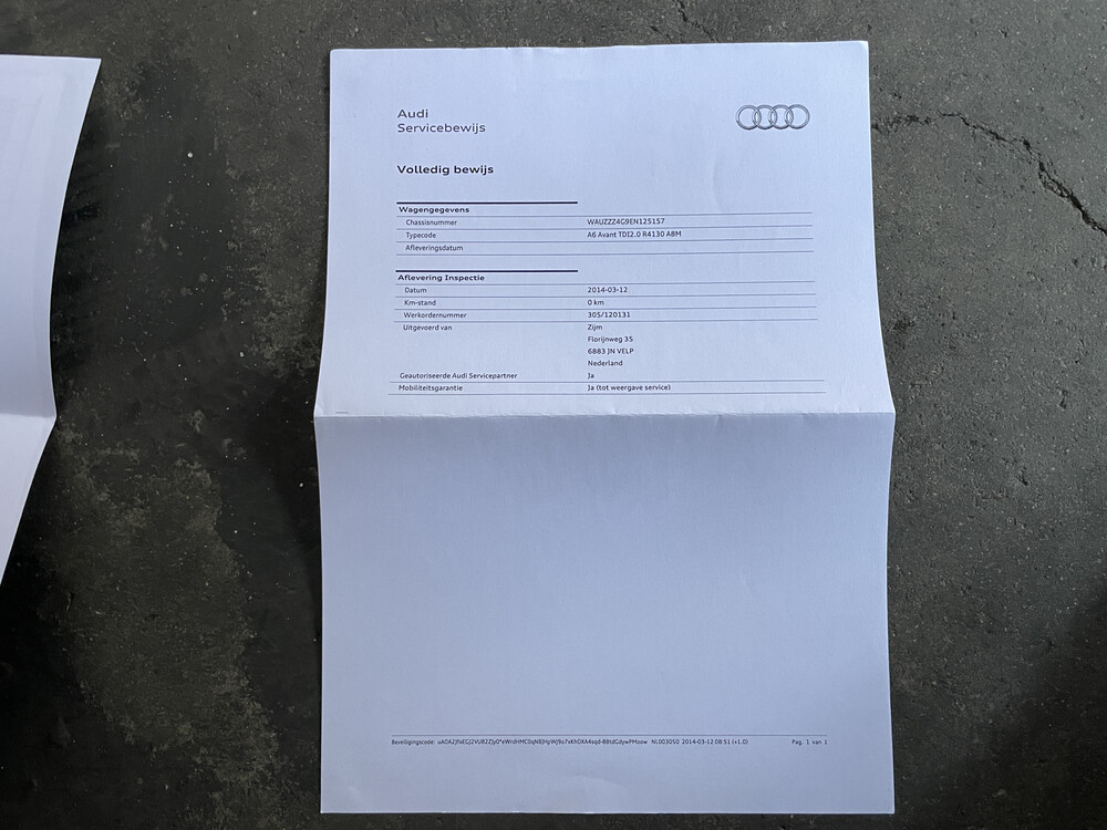 Audi A6 Avant 2.0 TDI S-Line 177hp 2014 -Org NL-, 5-TNT-85