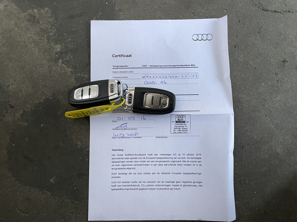 Audi A6 Avant 2.0 TDI S-Line 177hp 2014 -Org NL-, 5-TNT-85