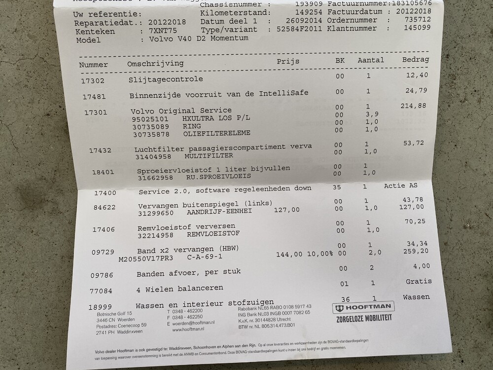 Volvo V40 1.6 D2 Momentum Business 144hp 2014, 7-XNT-75.
