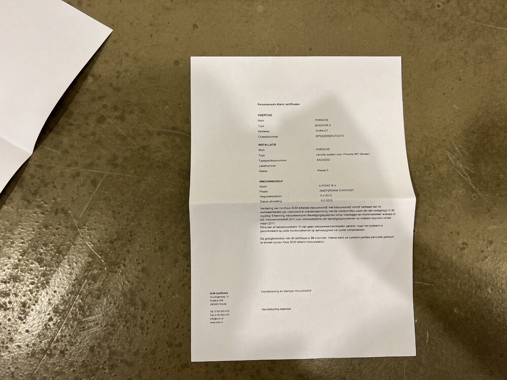 Porsche Boxster S 987 3.2 280PS 2005 -Org. NL-, 10-RN-GT.