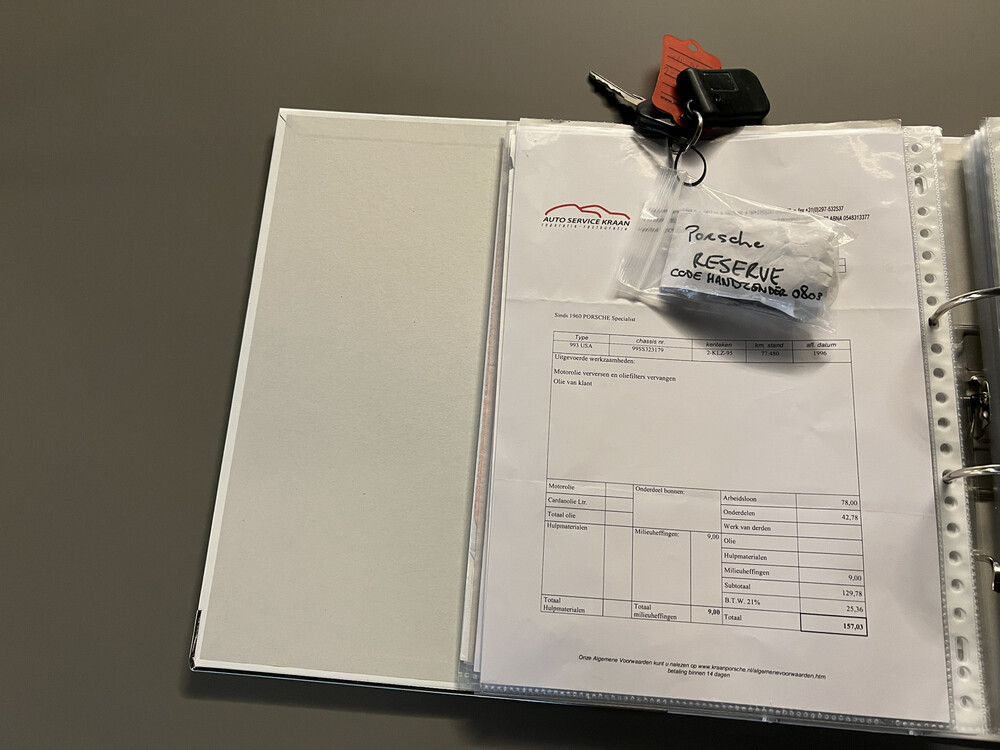 Porsche 911 993 3.6 Carrera 4 Coupé 272PS 1995, 2-KLZ-95